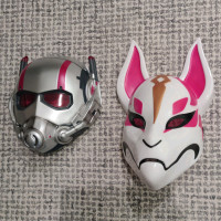 Masks: Ant-man and White fox (Japanese kitsune)