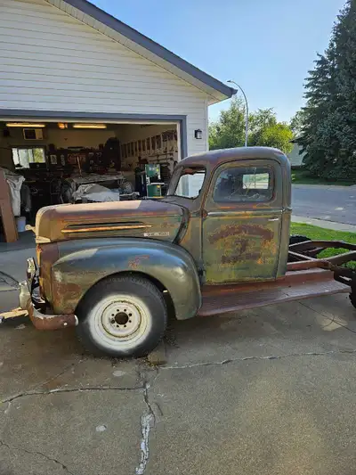 This vintage Ford pickup truck, , offers a unique opportunity for restoration enthusiasts. The truck...