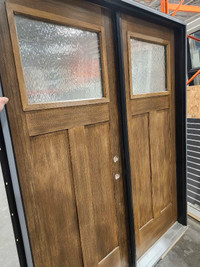 Double Entrance Door (Wood Grain Fiber)