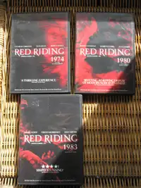 DVD lot TRILOGY RED RIDING; MEURTRES DU YORKSHIRE Mafia 3/5$