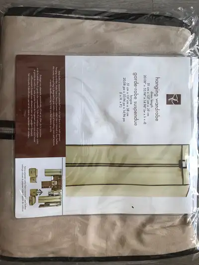 2 brand new portable  wardrobes, View more