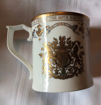 Prince/Wales 60th birthday commemorative mug Highgrove -$ reduce