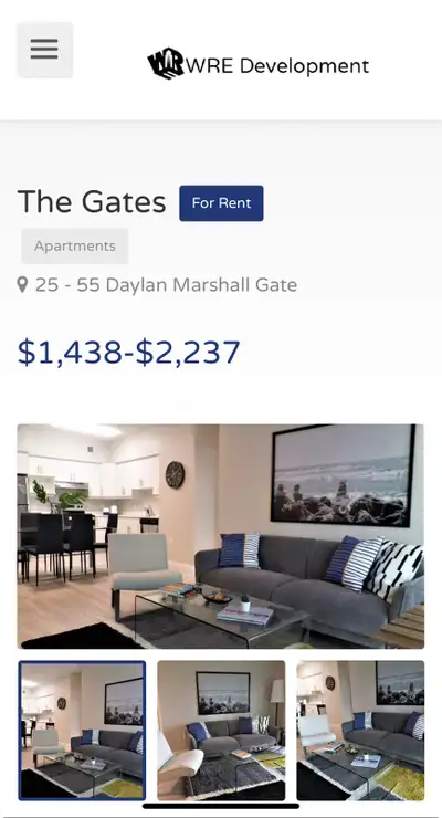 1 and 2 bedrooms available at The Gates 55 Daylan Marshall gate All utilities included Pet friendly...
