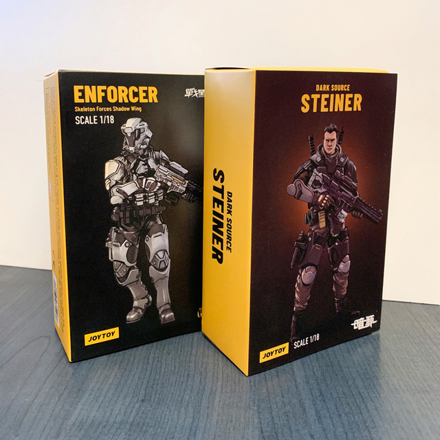 JOY TOY Steiner + Shadow Wing Enforcer 1/18 figures in Toys & Games in City of Toronto