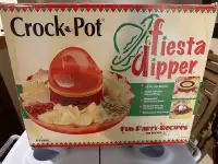 Retro Fiesta Dipper Crock Pot  Chip and Dip Warmer - New in Box