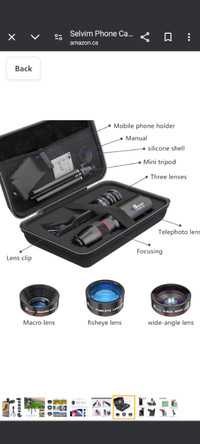 Phone camera lens
