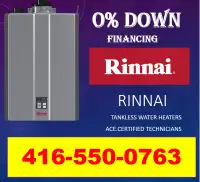 RINNAI TANKLESS WATER HEATER INCLUDE INSTALLATION OA