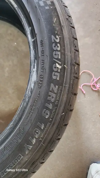 235/55 R19 summer one tire for sale.
