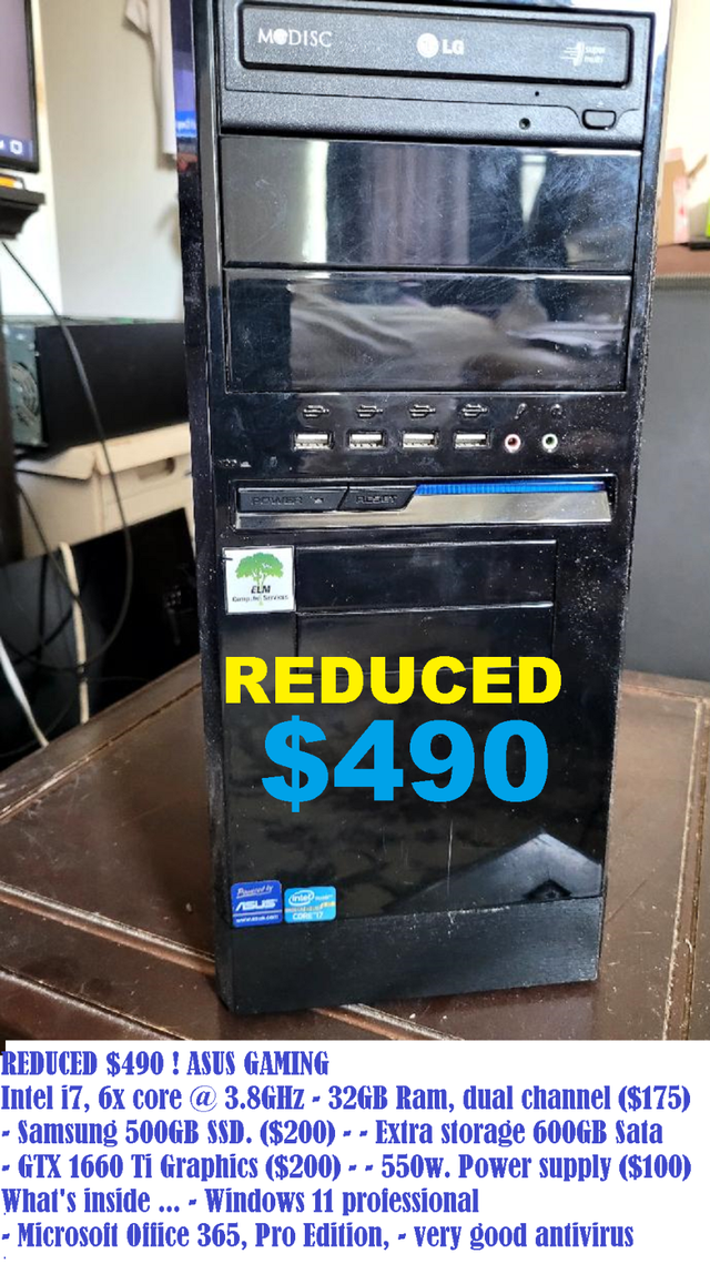 LOOKING FOR A GREAT OFFICE, GAMING COMPUTER ? ,Tech has some pcs502662191456593921