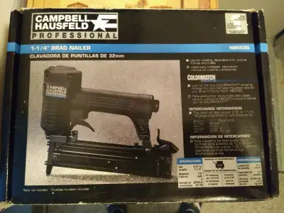 Campbell Hausfeld Brad Nailer, View more