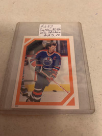 Wayne Gretzky 1985-86 OPC Sticker Oilers Showcase 305