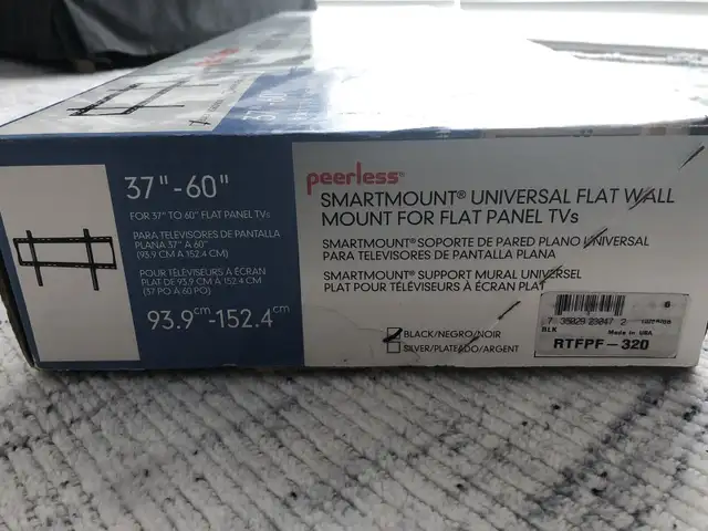 Smartmount peerless support mural TV television HD *neuf* *NEW* in Video & TV Accessories in Trois-Rivières - Image 6