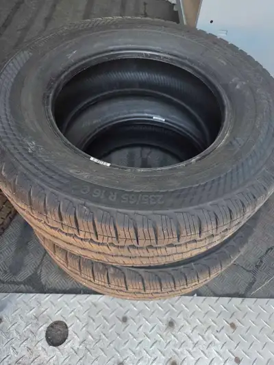 Brand new Continental all season tires. 235/65 R16c. Easy pickup or delivery. Call or text 289-600-2...