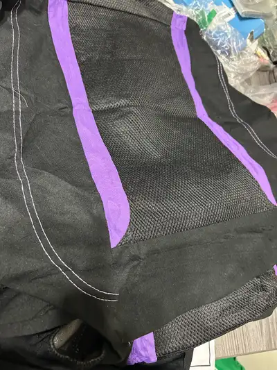 New/ Black & Purple Car front Seat Covers,2pcs, View more