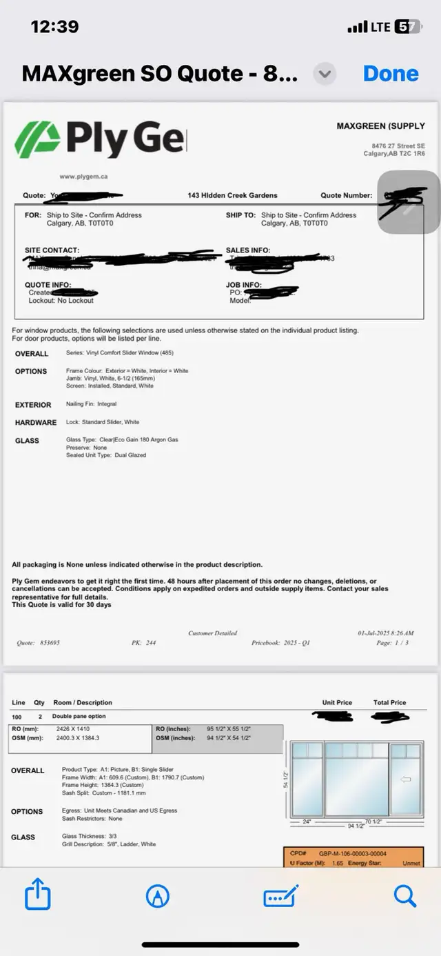 2 windows at 95 1/2° X 55 1/2" asking $200064203148058627122