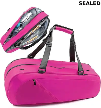 : Athletico Tennis Bag and Racketball Bag -   (Pink), View more