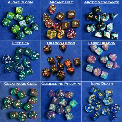 11-Piece Dice Sets - Dungeons and Dragons, View more