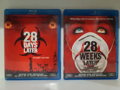 28 Days Later & 28 Weeks Later Blu Ray *Use/like new*, View more