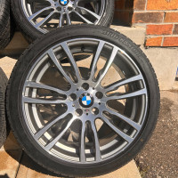 OEM 19” BMW 403M staggered rims  Bridgestone all season tires