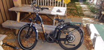 RAD ebike. 20 kms on new battery. Great condition. Bike is too heavy for my mom so has to down size....
