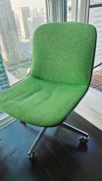 Mid Century Modern Office Chair - Green Tweed