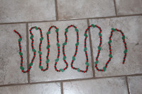 Christmas bead garland