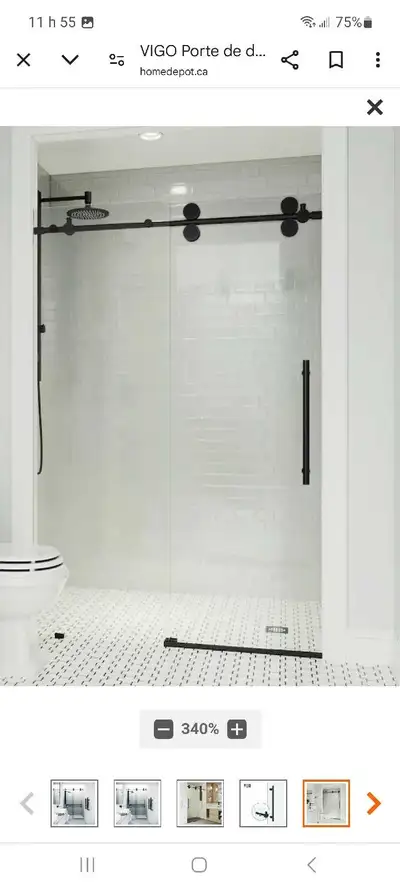 VIGO porte de douche coulissante neuve, View more