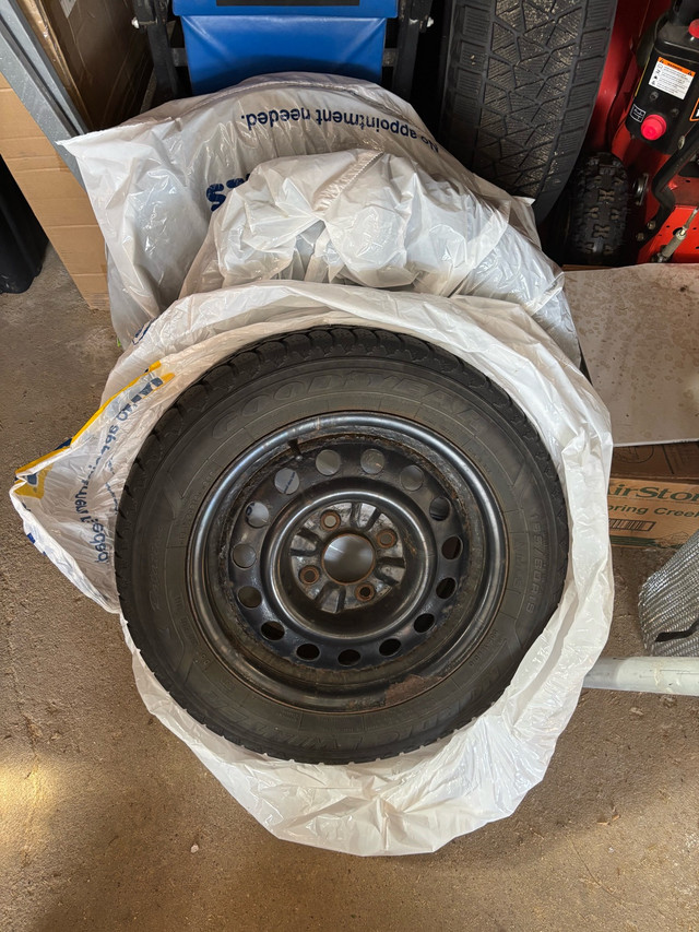 195/60R15 Goodyear Nordic Winter tires and rims in Tires & Rims in Oakville / Halton Region - Image 4