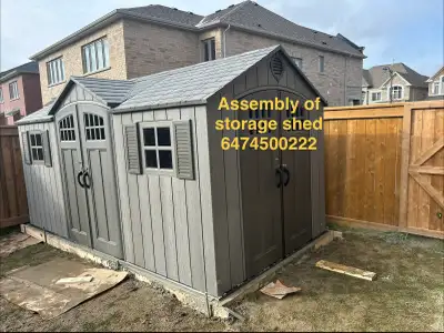 We can do Installation and assembly all kinds of gazebos and storage shed We provide our services in...