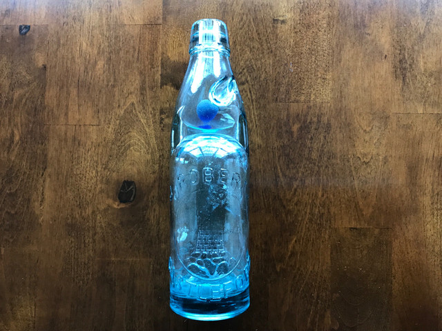 Antique bottle with glass ball in Arts & Collectibles in Bedford - Image 2