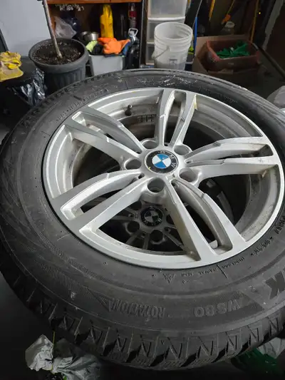 Selling a set of four winter tires Bridgestone Blizzak 235 60 17 on BMW Alloy Rims. Bolt pattern is...