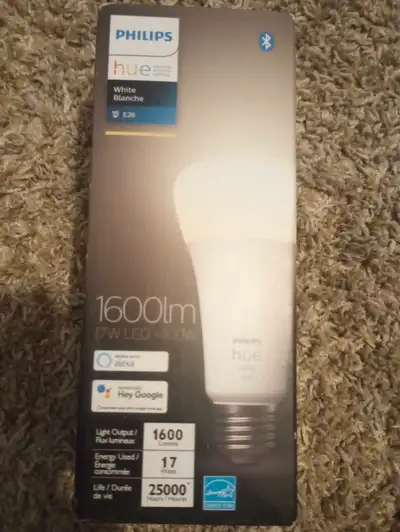 2 PHILLIPS HUE BULBS, View more
