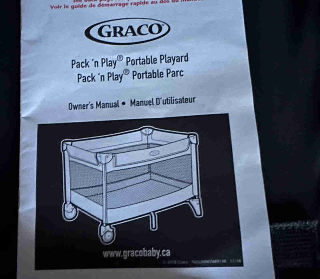 Pack and play  Graco in Playpens, Swings & Saucers in Mississauga / Peel Region