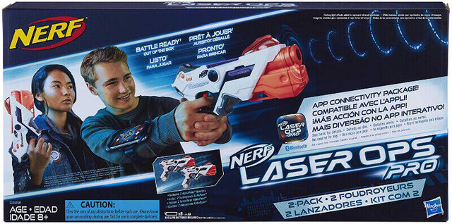 NEW Nerf Laser Ops Alpha Point Blaster 2-Pack Laser Gun Tag in Toys & Games in Oshawa / Durham Region - Image 2