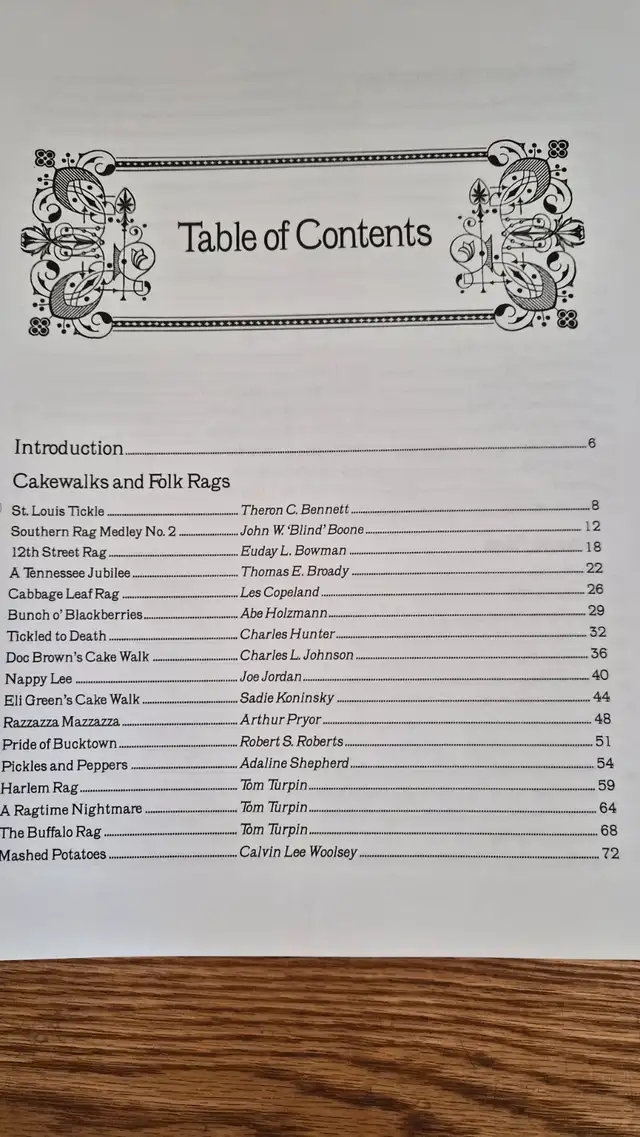 Piano Book - Library of Ragtime and Early Blues Piano in Pianos & Keyboards in Longueuil / South Shore - Image 3