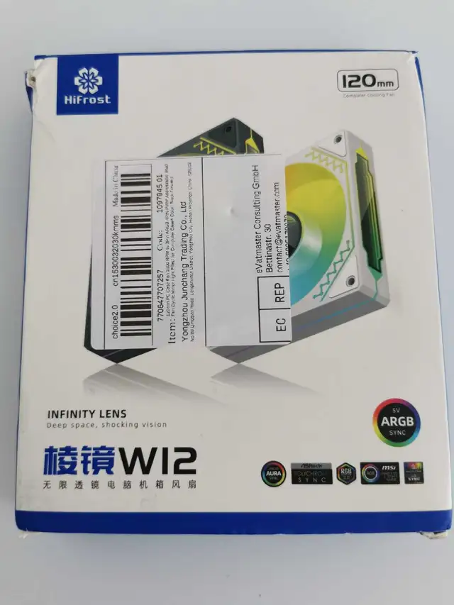 Hifrost WI2 120mm ARGB Fan in System Components in Markham / York Region - Image 2