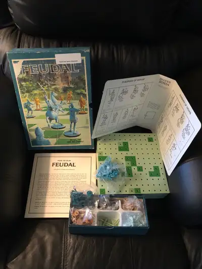  Feudal vintage 1967 bookshelf board game, View more