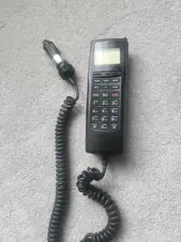 Old vintage Panasonic phone for car