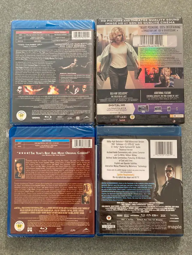 New Blurays Lucy Terminator 2 Shakespeare in Love Equilibrium 63347537160961121