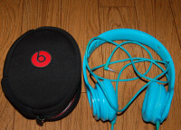 Beats Solo HD Headphones with Case Light Blue / Teal