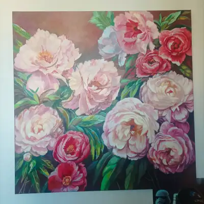 Original oil painting 40 by 40 "