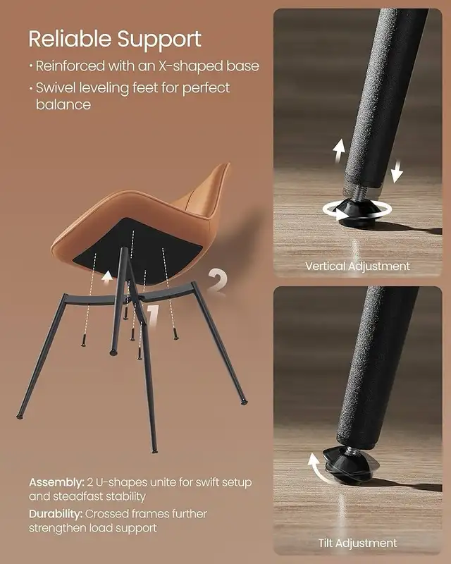 Vasagle dining chair brown in Chairs & Recliners in Markham / York Region - Image 8