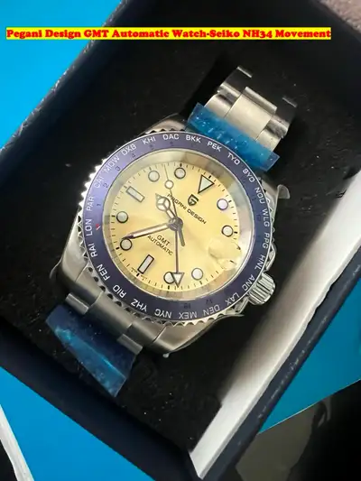 Pegani Design GMT (PD-1758/Seiko-NH34) Automatic Watch=NEW=, View more