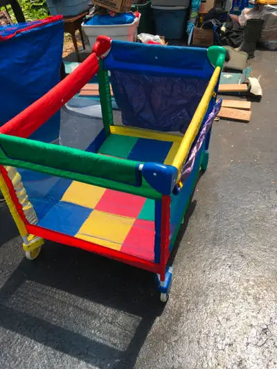 For Sale: Used Graco Fold Up Playpen with carrying case $35.00