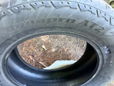 Used Hankook Dynapro AT2 (RF11) all‑terrain tire designed for SUVs, pickup trucks, and 4x4 vehicles,...