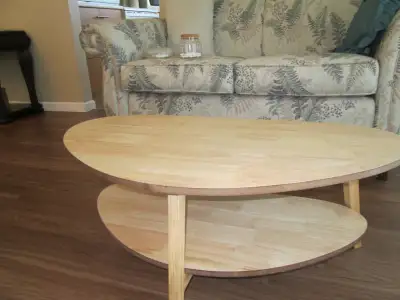 COFFEE TABLE WITH LOWER SHELF, View more
