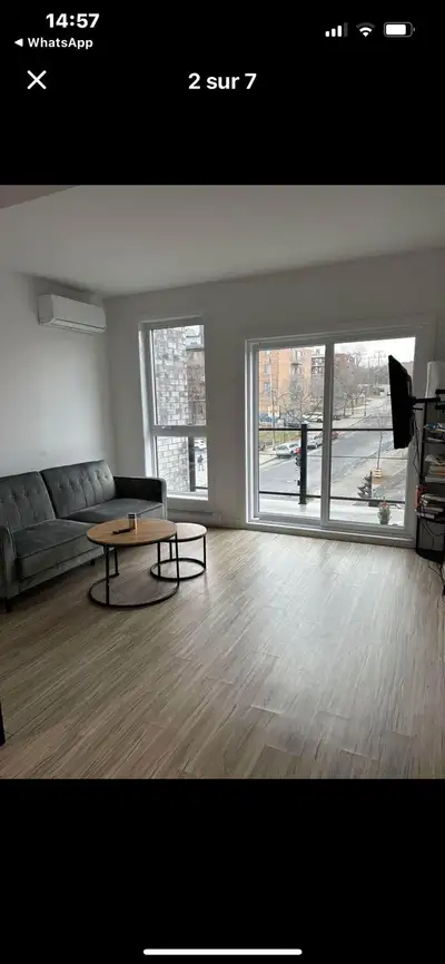 appartement 2 chambres, 1 salle de bain