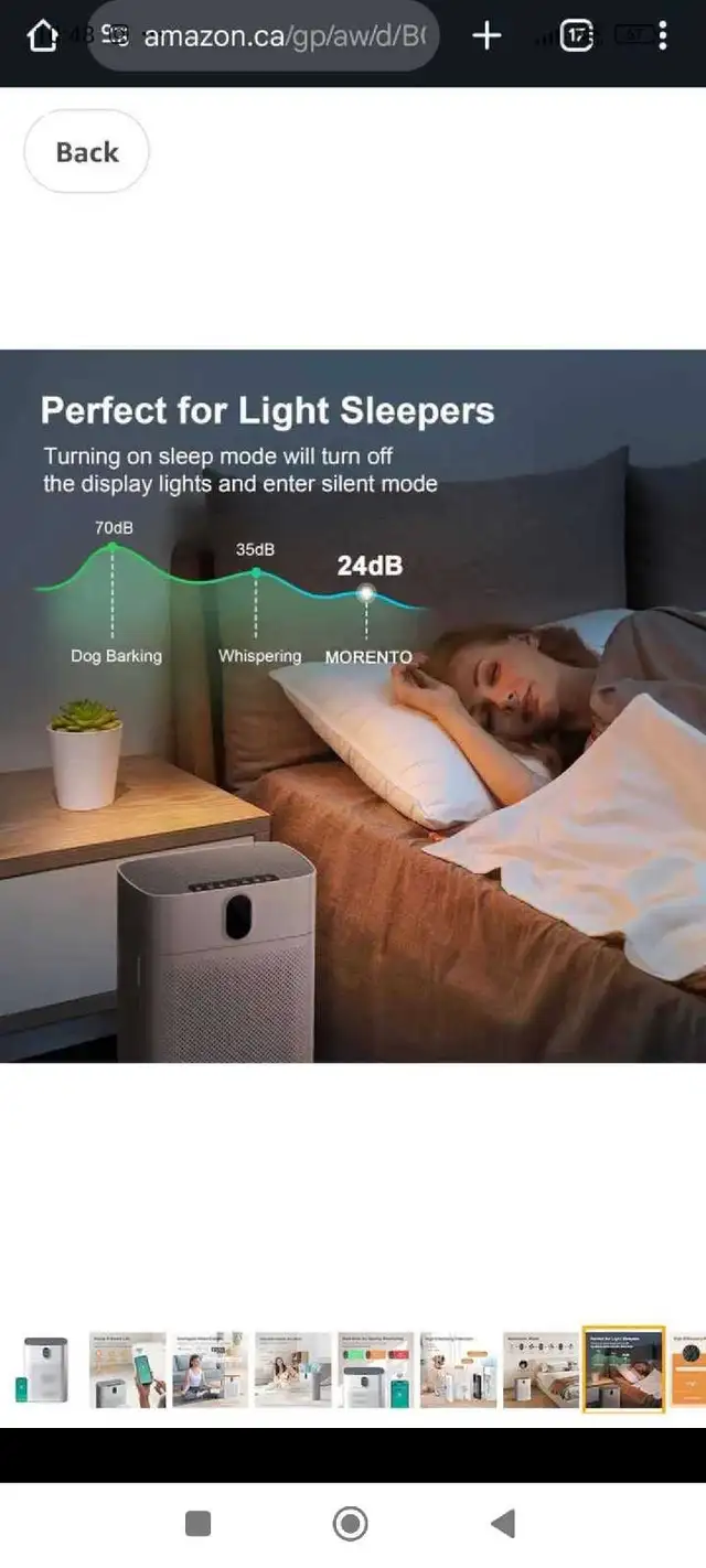 Smart Air Purifier for home Large Rooms up to 1076 ft², Wi-Fi an63611959037825121