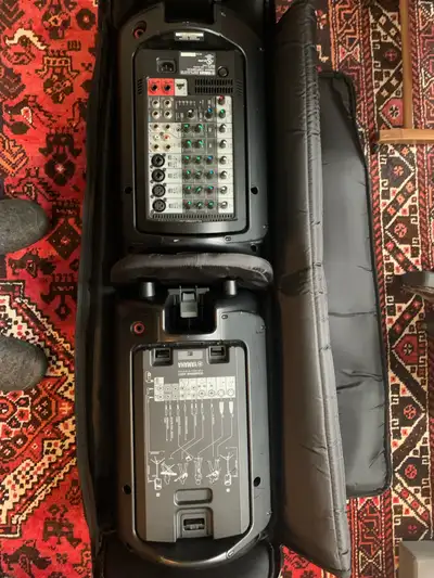 PORTABLE PA- Yamaha STAGEPAS 400i  + Rolling Transport Case, View more