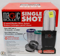 Magic Bullet Single Shot 12 piece set hi-speed blender mixer